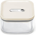 Caraway 1qt Glass Airtight Food Storage Container with Lid – Non-Toxic, BPA-Free Kitchen Storage Container – Stackable, Space-Saving Airtight Container for Dry Goods and More - Cream-Ruum Studio Home