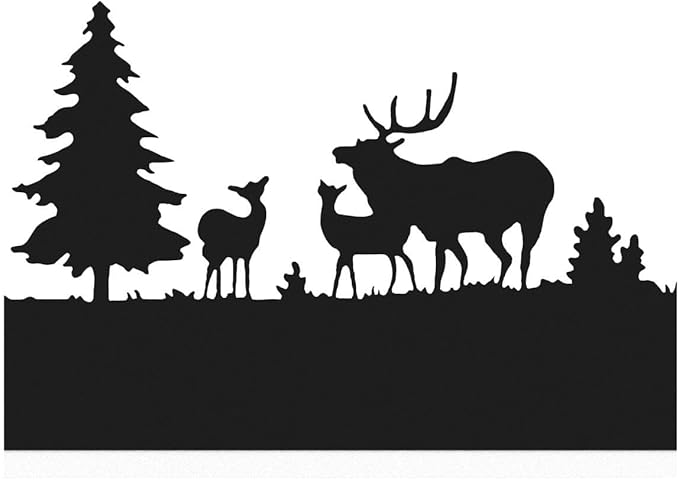 Wall Sconce LED Wall lamp, Indoor Wall Light with Cartoon Animal Pattern Design, Metal Acrylic Wall Lighting Glow Up and Down for Mirror Living Room Bedroom Hallway, 12W (Forest Deer)-Ruum Studio Home