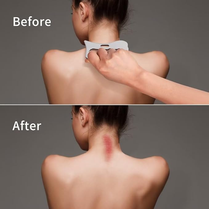 Guasha Massage Tool, Grade Stainless Steel Scraping Tool for Soft Tissue Upgrade Physical Therapy Stuff,Used for Back, Legs, Arms,Neck,Shoulder, Gua sha Tool-Ruum Studio Home