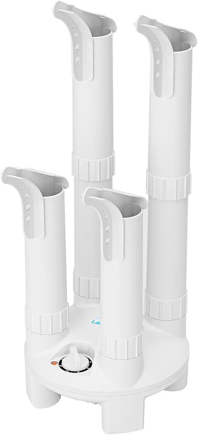 Boot Dryer, Shoe Dryer and Glove Dryer with Timer and Fan, White-Ruum Studio Home