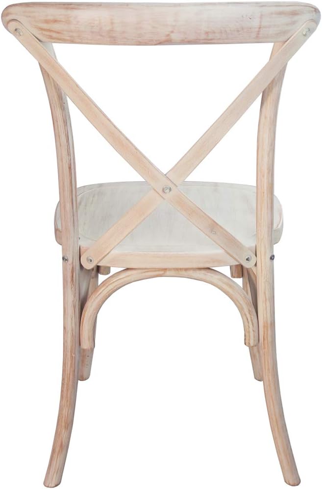 EMMA + OLIVER 2-Pack Lime Wash X-Back Chair-Ruum Studio Home
