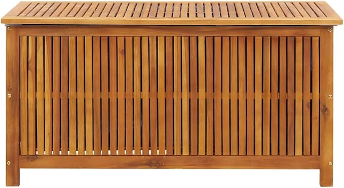 vidaXL Outdoor Storage Box - Wooden Deck Cabinet for Patio/Garden with Water-Resistant Lining, Farmhouse Style-Ruum Studio Home