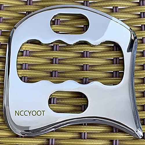 Gua sha Tool gua sha Stainless Steel iastm Tool Gussha Massage Tool Muscle Scraping Tool for Soft Tissue Therapy and Reduce Arms,Back, Legs, Neck Muscle Pain(DS)…-Ruum Studio Home