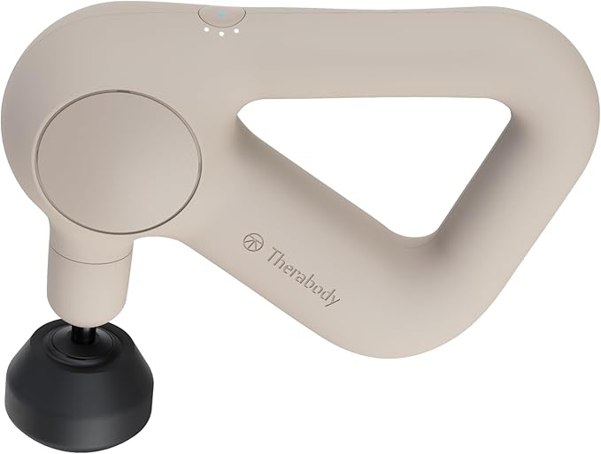 TheraGun Relief by Therabody - Easy-to-Use, Comfortable & Light Handheld Percussion Massage Gun for Everyday Pain Relief Massage Therapy in Neck, Back, Leg, Shoulder and Body (Sand)-Ruum Studio Home