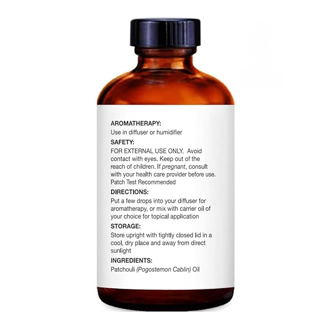 Majestic Pure Patchouli Essential Oil with Glass Dropper - 1 Fl Oz - 100% Pure and Natural Patchouli Oil - Premium Grade Essential Oils for Diffuser, Aromatherapy, Soap and Candle Making-Ruum Studio Home