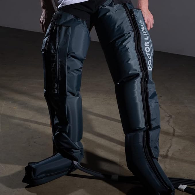 DOCTOR LIFE LX9max - Sequential Air Compression Recovery System : Device + Legs (L) + Carry Bag, FSA-HSA Approved-Ruum Studio Home