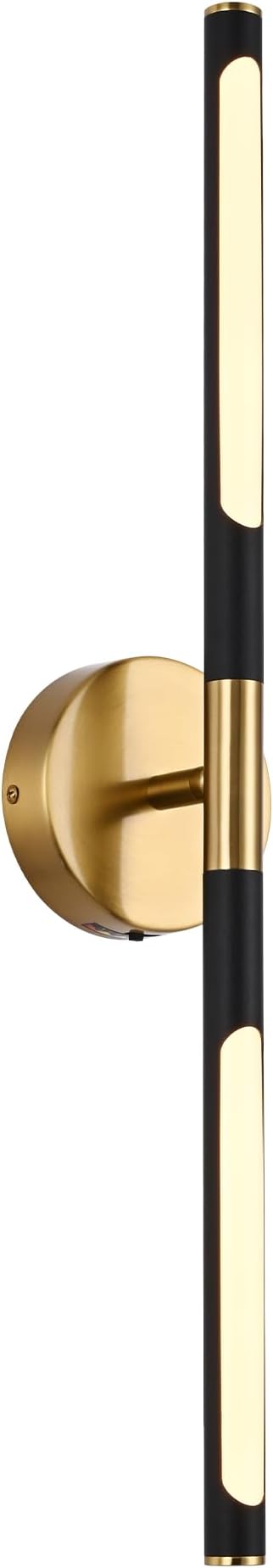 BONLICHT Bathroom Light Fixtures Over Mirror 24 Inch, 12W 350°Rotatable Dimmable 2700-5500K LED Wall Vanity Light Bar Black and Brushed Brass Modern Bathroom Vanity Lights picture and display lighting-Ruum Studio Home