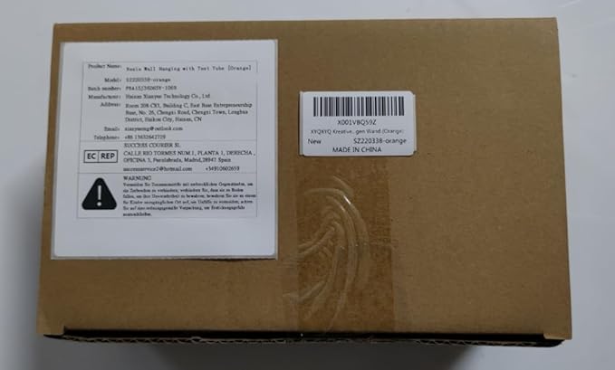 Orange Wall Sculptures, Hand Vases Home Decor, Wall Mount Art Sculpture, Unique Wall Art Statue, Funky Flower Vase Decorations, Modern Eclectic Hanging Decor,Glass Test Tube Vase (Orange)-Ruum Studio Home