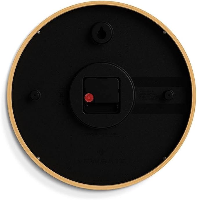 NEWGATE® Bali Wall Clock | Scandi Inspired Bamboo Clock | 12 inch | Modern Minimalist Design for Kitchen, Living Room or Office-Ruum Studio Home