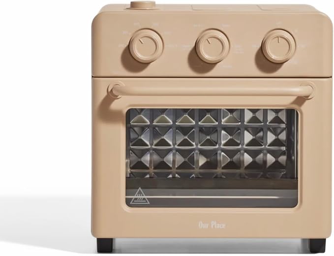 Our Place Wonder Oven | 6-in-1 Air Fryer & Toaster Oven with Steam Infusion | Compact, Countertop Friendly, Fast Preheat, Multifunctional | Air Fry, Toast, Roast, Bake, Reheat & Broil | Steam-Ruum Studio Home