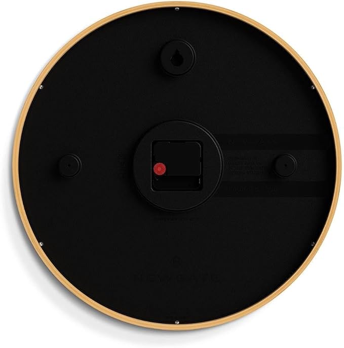 NEWGATE® Mauritius Wall Clock | Scandi Inspired Bamboo Clock | 15 inch | Modern Minimalist Design for Kitchen, Living Room or Office-Ruum Studio Home