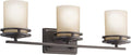 Kichler Hendrik 24" 3 Light Vanity Light with Light Umber Etched Glass Olde Bronze®-Ruum Studio Home