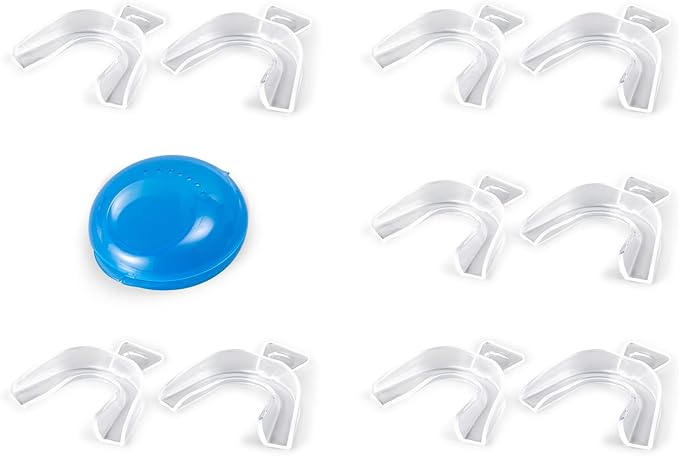 Thermoplastic Teeth Whitening Mouth Trays Tooth Mouth Guard Whitening Teeth Trays with Case Mold Dental Oral Care Kit for Sports, Guard Teeth Grinding at Night for Sleep Well-Ruum Studio Home