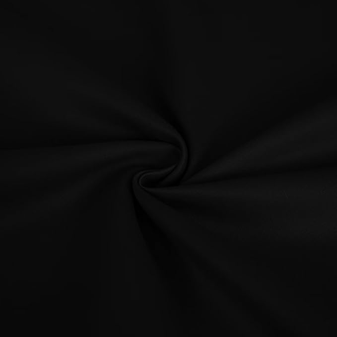 Black Curtains 96 Inches Long for Bedroom, Black Out CurtainsThermal Insulated Blackout 2 Panels Set, Long Drapes for Living Room Windows Solid Grommet Privacy, W52 x L96-Ruum Studio Home
