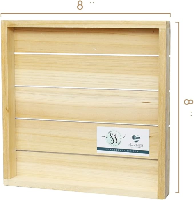 Simply Said, INC Perfect Pallets Petites No Shoes Sign - Lose The Shoes Please - 8 x 8 inch Wood Sign - Kindly Remove Your Shoes Sign - Made in USA - PET18388-Ruum Studio Home