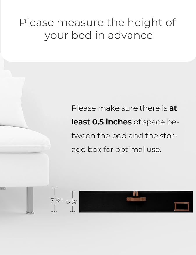 StorageWorks Extra Large Under Bed Storage Containers with Handles and Label Holder, 2 Pack Ultra-thick Fabric Underbed Bins, Closet Organizer for Clothes, Blankets, Sweater-Ruum Studio Home