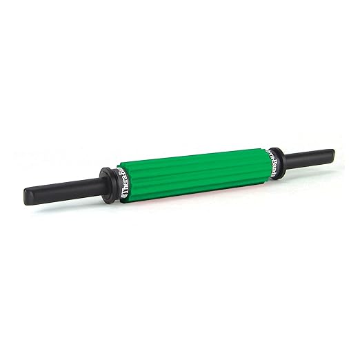 THERABAND Roller Massager +, Portable Muscle Rolling Stick with Retractable Handles for Self-Myofascial Release, Deep Tissue & Trigger Point Massage, Gifts for Runners, Athletes, Crossfit-Ruum Studio Home