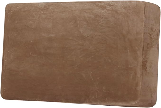 H.VERSAILTEX Velvet Stretch Individual Couch Cushion Cover Plush Slipcover for Loveseat Sofa Seat Furniture Protector Cover (1 Piece Loveseat Cushion Cover, Camel)-Ruum Studio Home