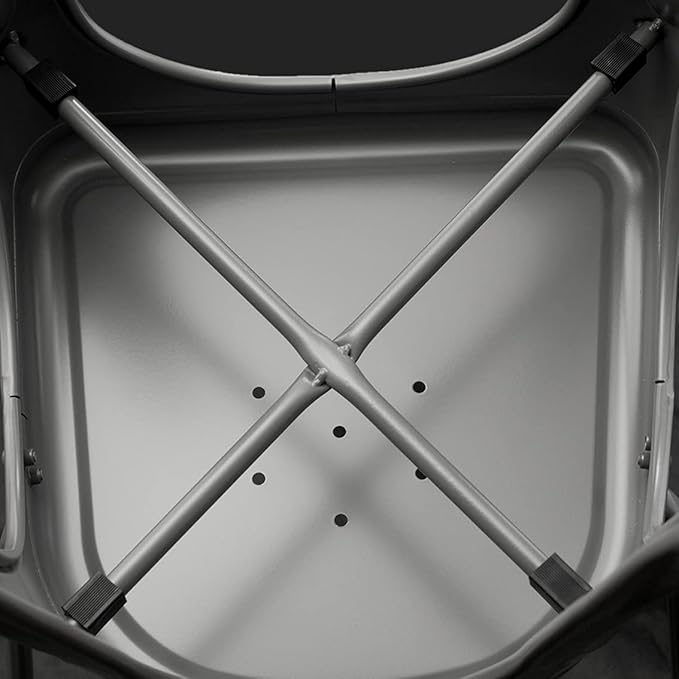 Amazon Basics Metal Dining Chairs, 4 Count, Dark Grey, 20.1 x 17.1 x 33.5 inches-Ruum Studio Home