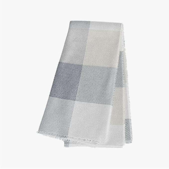 Outer Bug Shield Outdoor Throw Blanket w/Insect Shield Repellent Gear Technology- Lightweight Insect-Repellent Outdoor Blanket, Camping, Picnic & Beach Blanket, Stone Gray Buffalo Plaid, 50" W x 60"-Ruum Studio Home