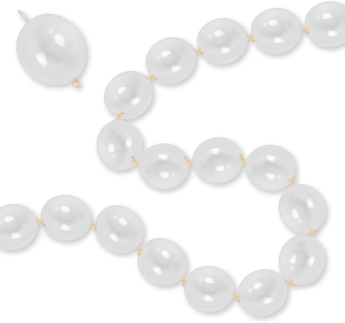 Clear Quick Link Balloons, 100PCS 6 Inch Small Bubble Linking Balloons for Making Balloon Wall Heart Arch, Tails Balloon for Wedding Birthday Baby Shower Engagement Graduation Party Decorations-Ruum Studio Home