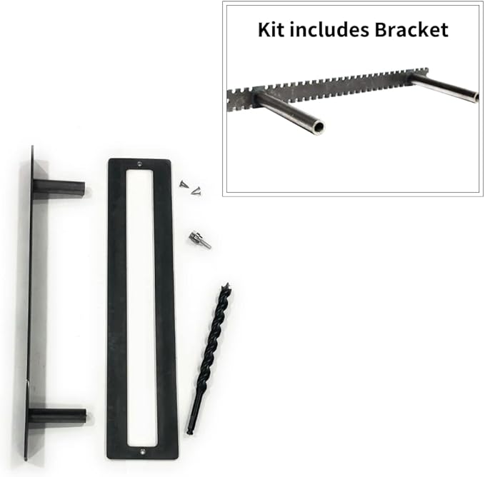 Floating Shelf Brackets - Sheppard Brackets - Easy Install - Heavy Duty (22 inch with Build Kit)-Ruum Studio Home