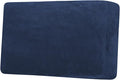 H.VERSAILTEX Velvet Stretch Individual Couch Cushion Cover Plush Slipcover for Loveseat Sofa Furniture Protector Seat Cover (1 Piece Loveseat Cushion Cover, Navy)-Ruum Studio Home