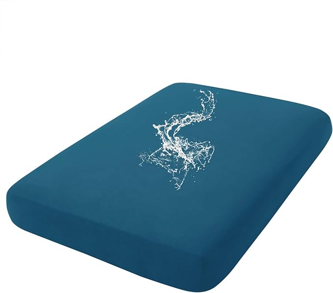 hyha Waterproof Couch Cushion Covers, Stretch Sofa Couch Seat Slipcover for Dog Washable, Non-Slip Waterproof Outdoor Cushion Covers for Patio Furniture Replacement (1 Piece for Medium, Deep Teal)-Ruum Studio Home