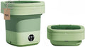 Portable Washing Machine, Mini Washer,16L Upgraded Large Capacity Foldable Washer.Deep Cleaning of Underwear, Baby Clothes and Other Small Clothes.Suitable for Apartments, Dormitories, Hotels.(Green)-Ruum Studio Home