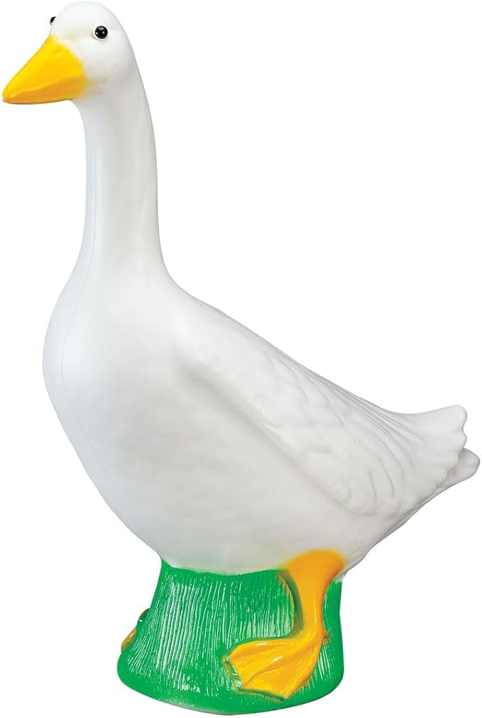 Fox Valley Traders Gaggleville Porch Goose Baby Statue – Charming 17" Outdoor Decorative Figurine for Garden, Patio, or Entryway Accent-Ruum Studio Home