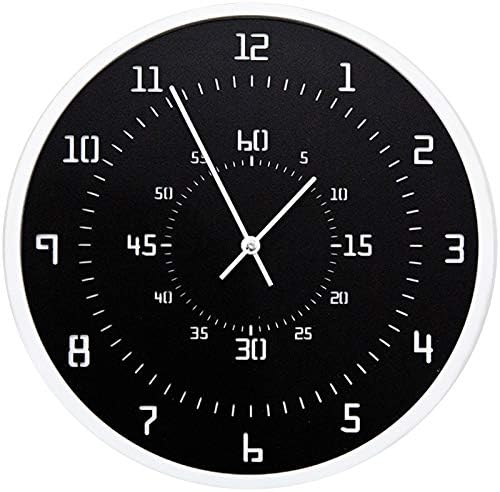 Modern Minimalist Black Stop Wall Clock-Ruum Studio Home