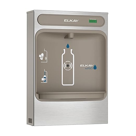 Elkay EZWSSM ELKAY COMMERCIAL Filling Station Surface Mount Stainless Steel-Ruum Studio Home