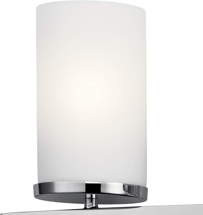 Kichler Crosby 31" 4 Light Vanity Light Satin Etched Cased Opal Chrome-Ruum Studio Home