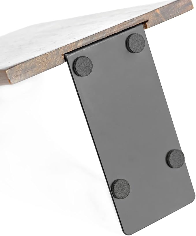 Large Bookend Hold Heavy Books- 7x4x5in 3 Pack Wood Bookends for Heavy Books Heavy Duty Walnut Book Ends for Men Wood Bookends for Office Desk Non-Skid-Ruum Studio Home