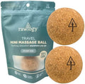 Travel Cork Massage Ball | Lightweight, Sustainable Alternative to Lacrosse Ball for Muscle Pain Relief (1.9 Inch (Pack of 2), Sanded Cork)-Ruum Studio Home