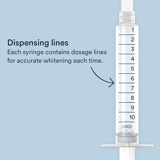 Auraglow 35% Teeth Whitening Gel Syringe Refill Pack, 35% Carbamide Peroxide, 30 Whitening Treatments, (3) 5mL Whitening Gel Syringes, Sensitive Teeth Whitening-Ruum Studio Home