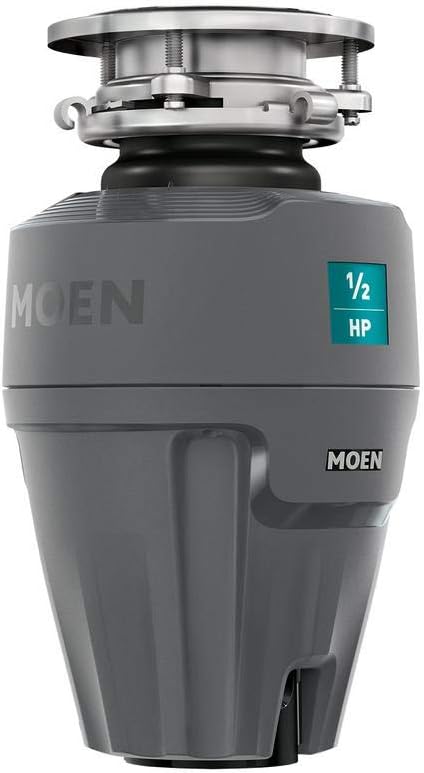 Moen Gray EX Series Prep Series 1/2 Horsepower Garbage Disposal, EX50C-Ruum Studio Home