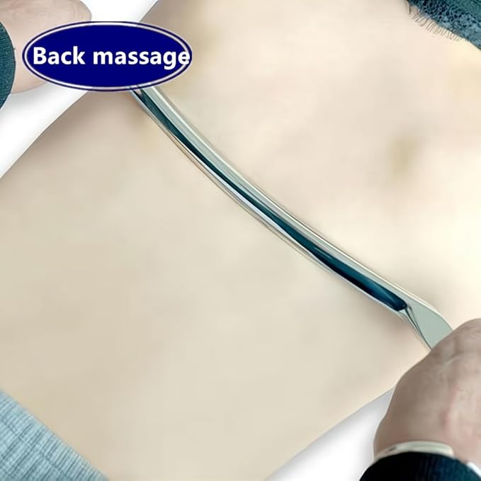 Gua Sha Massage Tools,Fascia Blaster Lymphatic Drainage Massager Stick, Cellulite Massager Muscle Roller Scraper Tool (Medium)-Ruum Studio Home