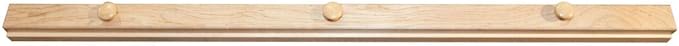 RRD Quilt Hanger for Wall for Display (72") Amish Made Wooden Quilt Rack Wall Mount - Rustic Tapestry Quilt Wall Hangers (Maple Wood, Natural Stain, 72" Long)-Ruum Studio Home