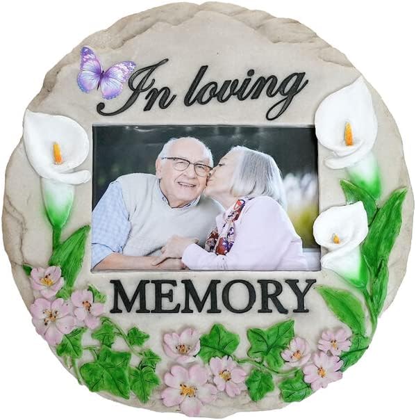 Spoontiques - Garden Décor - In Loving Memory Stepping Stone - Decorative Stone for Garden-Ruum Studio Home