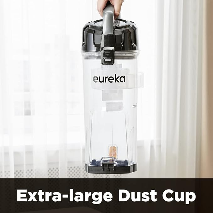 EUREKA PowerSpeed Lightweight Powerful Upright Vacuum Cleaner for Carpet and Hard Floor, Pet Turbo, Black,Yellow-Ruum Studio Home