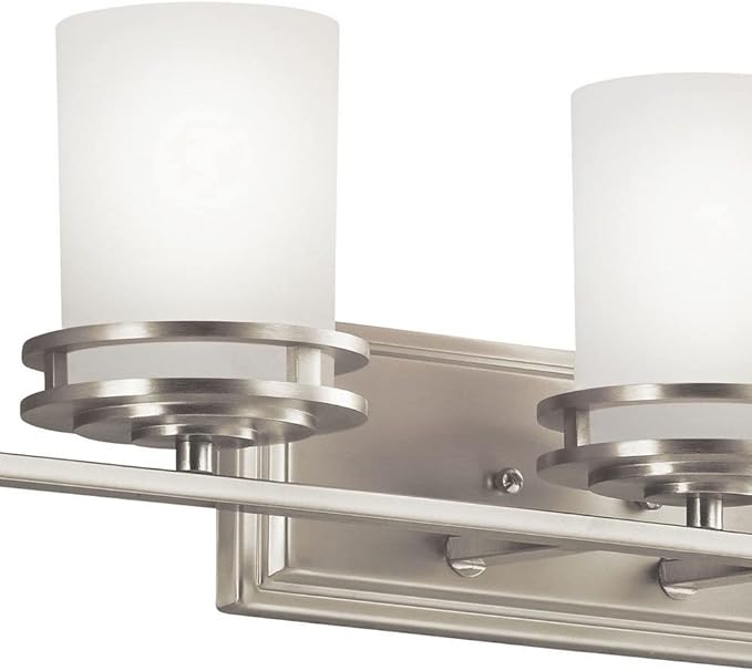 Kichler Hendrik 43" 5 Light Vanity Light with Light Umber Etched Glass Olde Bronze®-Ruum Studio Home
