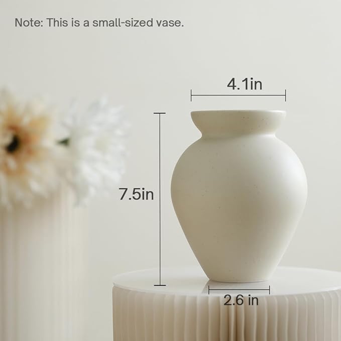 Retro Flower Vase, Crock Milk Can Shape, Flower Arrangement, Nordic Ornament Living Room Decoration-Ruum Studio Home