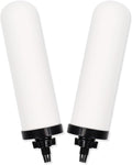 2 Pack 7'' ceramic water filter Candle,7 inch water filter replacement filters with Activated Carbon for Countertop Gravity Water Filter System,Water Cooler Filtration Systems.-Ruum Studio Home