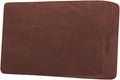 H.VERSAILTEX Velvet Stretch Individual Cushion Cover Plush Cushion Slipcover for Loveseat Sofa Furniture Protector Seat Cushion Sofa Cover (1 Piece Loveseat Cushion Cover, Burnt Brick)-Ruum Studio Home