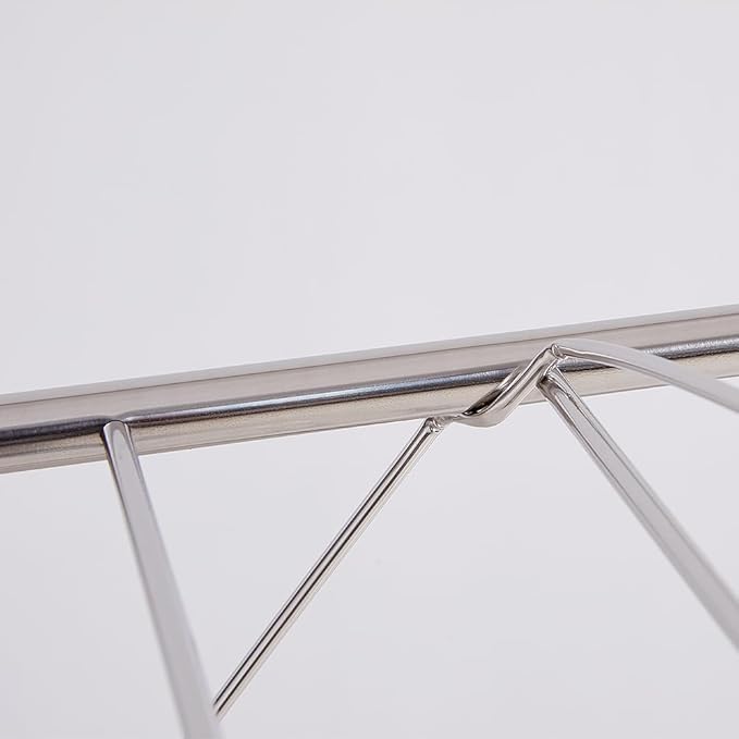 TRES BELLE 25NEW Stainless Steel Clothes Drying Rack(L)–Foldable,Lightweight,Anti-Slip Elastic Rods,Made in Korea,Indoor & Outdoor Use,Rust-Resistant,Towels Drying,Underwear,Baby Clothes–L Sizes-Ruum Studio Home