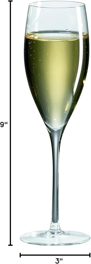 Ravenscroft Crystal Champagne Glass, Set of 4-Ruum Studio Home