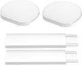 Expansion Pack - White - 2 Straight Tracks and 2 Trays. Does not Work Without the Lazy Susan Revolution Full Set (Sold Separately).-Ruum Studio Home
