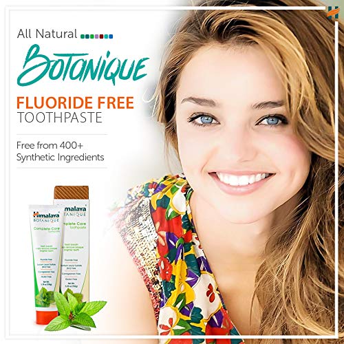Himalaya Botanique Complete Care Toothpaste, Herbal, Peppermint Flavor, Fights Plaque, Freshens Breath, Fluoride Free, No Artificial Flavors, SLS Free, Cruelty Free, Foaming, 5.29 Oz, 1 Pack-Ruum Studio Home