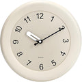 Kesin Wooden Wall Clocks 12 Inch Silent Non Ticking Wall Clocks Battery Operated - Wood White Modern Office Simple Minimalist Clocks Decorative for Kitchen, Home,Bedroom, Office, Home, Living Room-Ruum Studio Home